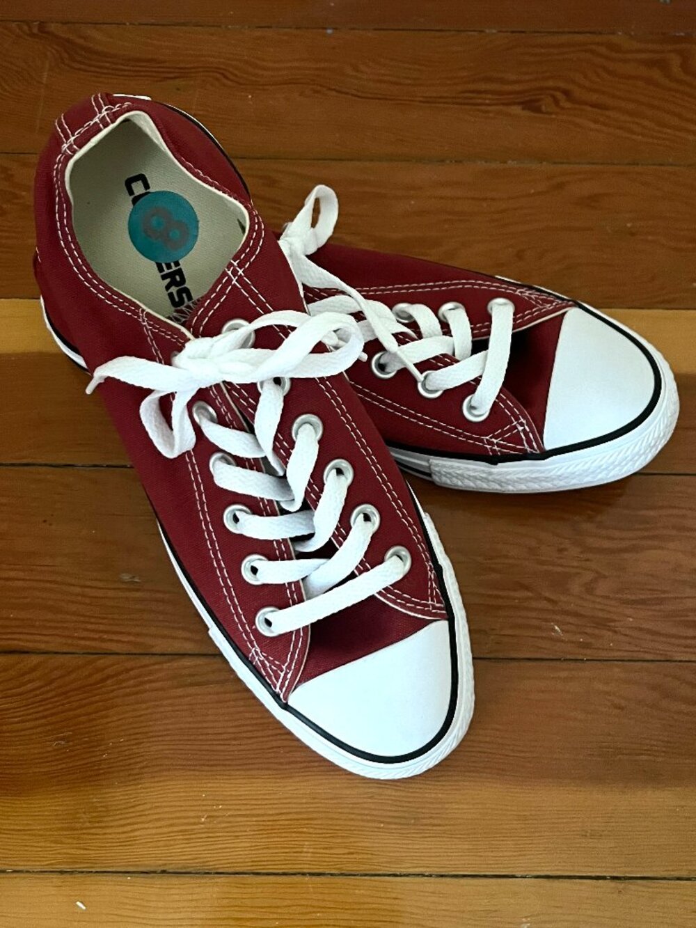 *New* Converse Dark Red Women's Size 8 Shoes